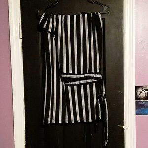 Striped Tie Around Pants